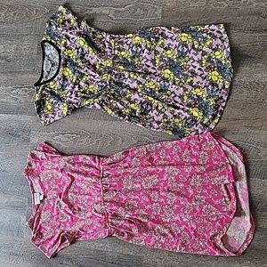 Lot of 2 Girls sz 10 Lularoe dresses